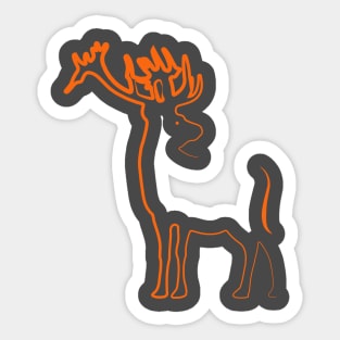 Animal design deer Sticker